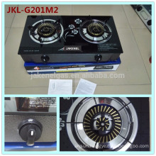 tempered glass top 2 burner gas cooker stove
